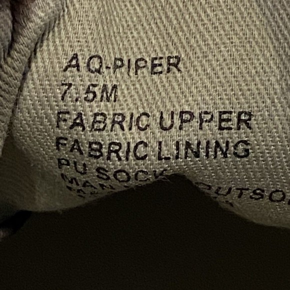 AQUA Women's Sneakers 7.5 Piper Low Top Fashion Animal Print Flatform Lace Up - Picture 9 of 10